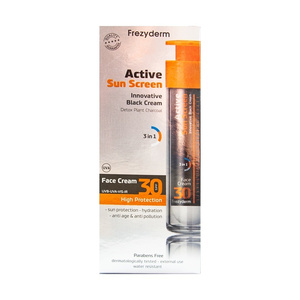 Active Sun Screen Face Cream Ενεργή Αντηλιακή Προσώπου SPF30 50ml