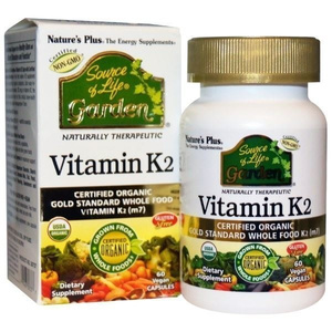 Source of Life Garden Vitamin K2 120mcg 60caps