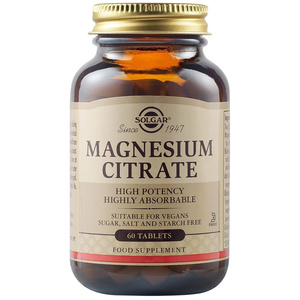 Magnesium Citrate Συμπλήρωμα Διατροφής 200mg 60tabs