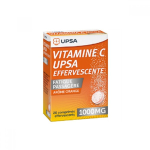 Upsavit-C Vitamin C - Βιταμίνη C Για Την Ενίσχυση Του Ανοσοποιητικού Συστήματος 1000mg 20 Αναβράζοντα Δισκία