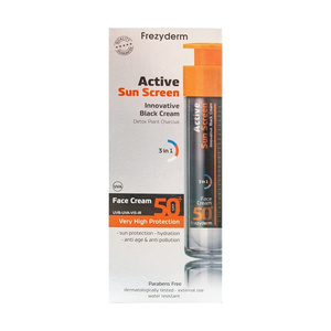 Active Sun Screen Face Cream Ενεργή Αντηλιακή Προσώπου SPF50+ 50ml