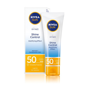 Sun UV Face Shine Control Αντηλιακή Κρέμα Προσώπου για Mat Look SPF50 50ml
