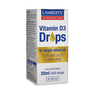 Vitamin D3 Drops 20ml - 600 Drops