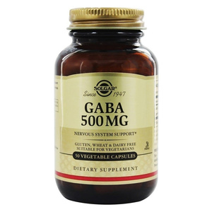 Gaba 500mg Συμπλήρωμα Διατροφής Για Ενίσχυση Νευρικού Συστήματος 50vcaps