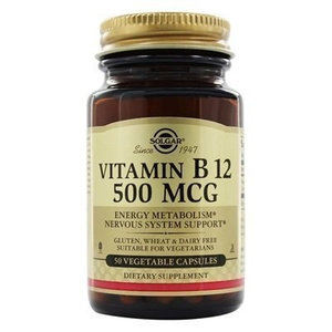 Vitamin B12 500mcg 50vcaps