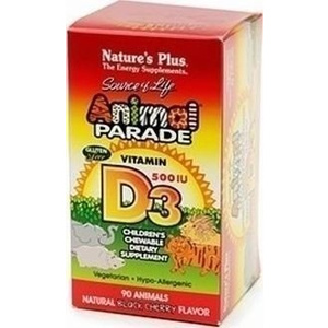 Animal Parade Vitamin D3 500iu 90caps