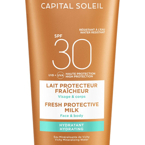 Capital Soleil Protective Milk Ενυδατικό Αντηλιακό Γαλάκτωμα Σώματος SPF30 300ml