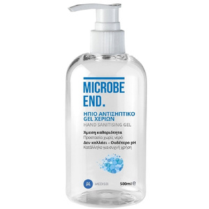 Microbe End Hand Sanitising Gel Αντισηπτικό Χεριών 500ml