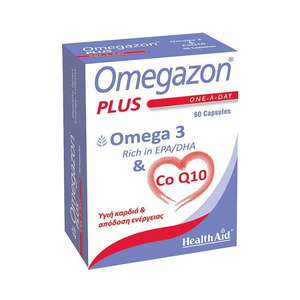 Omegazon Plus Omega-3 & Co-Q10 30mg 60caps