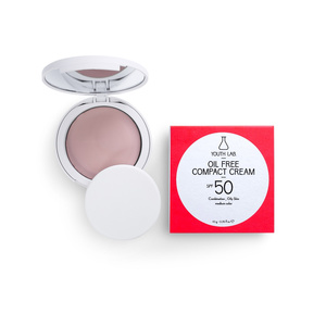Oil Free Compact Cream Spf 50 Medium Color Μικτό - Λιπαρό Δέρμα 10gr