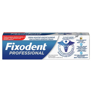 Professional Η Καλύτερη Τεχνολογία Fixodent για την Προστασία των Ούλων*, Στερεωτική Κρέμα για Τεχνητή Οδοντοστοιχία 40g *της σειράς Fixodent