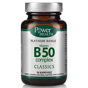 Platinum Range Vitamin B50 Complex 30Caps