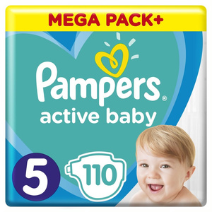 Active Baby Μέγεθος 5 Mega Pack 11-16Kg 110 Πάνες