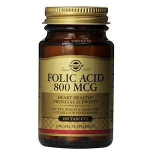Folic Acid (Folacin) 800mcg 100tabs