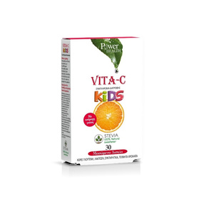 Vita-C Kids Stevia 30 Μασώμενα Δισκία