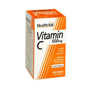 Vitamin C 500mg 100 Μασώμενα Δισκία