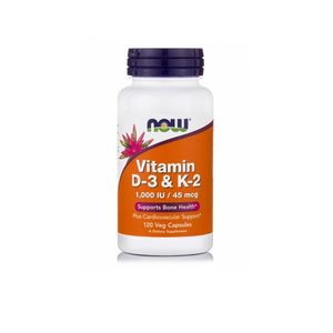Vitamin D3 & K2 120 Vcaps