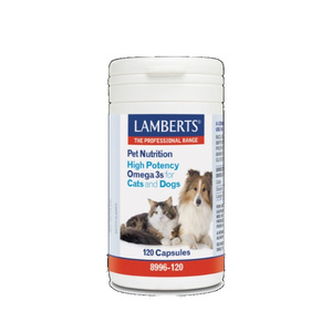 Pet Nutrition High Potency Omega 3 For Pets 120Caps