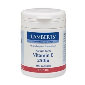 Vitamin E-250iu Natural 100caps