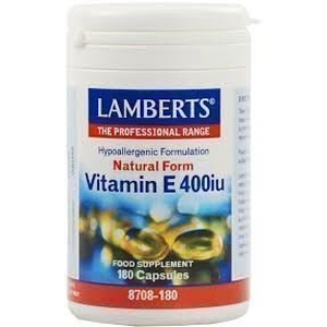Vitamin E- 400iu Natural Form180caps