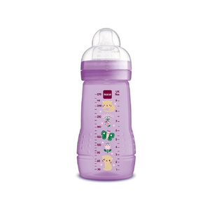 Easy Active Baby Bottle Πλαστικό Μπιμπερό Θηλή Σιλικόνης Κορίτσι 270ml 2m+ 360SG