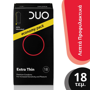 Extra Thin Economy Pack Λεπτά Προφυλακτικά 18τμχ