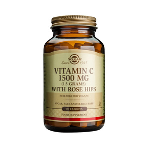 Vitamin C With Rose Hips 1500mg 90tabs