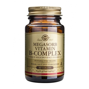 Megasorb B-Complex Σύμπλεγμα Βιταμινών Β Για Τόνωση Του Ανοσοποιητικού & Νευρικού Συστήματος 50tabs