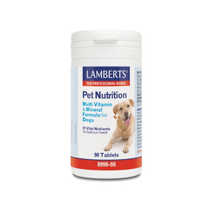 Pet Nutrition Multi Vitamin & Mineral Formula for Dogs 90Tabs