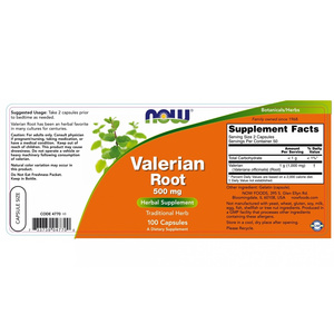 Valerian Root 500mg 100VCaps