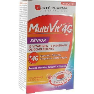 Multivit 4G Senior Πολυβιταμίνη Για Ενδυνάμωση Του Ανοσοποιητικού 30tabs