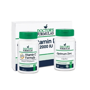 Promo Optimum Zinc 30Veg Caps & Vitamin C 1000 Formula 30caps & Δώρο Vitamin D3 2000IU 60Caps