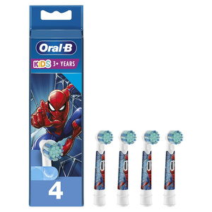 Kids Spiderman Ανταλλακτικά Ηλεκτρικής Οδοντόβουρτσας 4τμχ