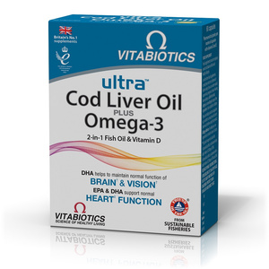 Ultra Cod Liver Oil Plus Omega-3 60caps