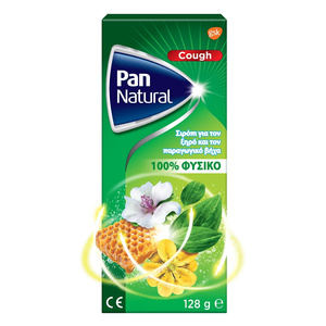 PanNatural 100% Φυσικό Σιρόπι για τον Ξηρό & Παραγωγικό Βήχα 95ml