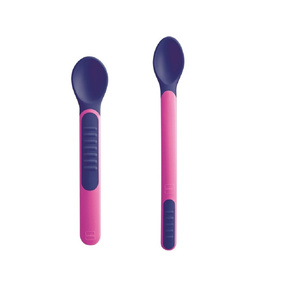 Heat Sensitive Spoons - Θερμοευαίσθητα Κουταλάκια με Θήκη Μωβ - Ροζ 2τμχ 513