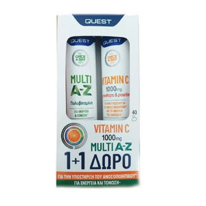 Promo Multi A-Z 20 Αναβράζοντα Δίσκια & Δώρο Vitamin C 1000mg 20 Αναβράζοντα Δίσκια