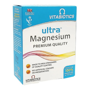 Ultra Magnesium Premium Quality- Συμπλήρωμα Διατροφής Mε Μαγνήσιο 375mg 60Tabs