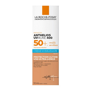 Anthelios UvMune 400 Hydrating Cream Αντηλιακή Ενυδατική Κρέμα Με Χρώμα SPF50+ 50ml