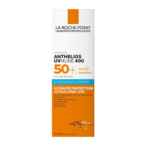 Anthelios UvMune 400 Hydrating Cream Αντηλιακή Ενυδατική Προσώπου Χωρίς Άρωμα SPF50+ 50ml