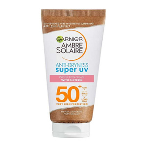 Ambre Solaire Anti-Dryness Super Uv Αντηλιακή Κρέμα Προσώπου Για Ξηρές Επιδερμίδες Με Λεπτόρρευστη Υφή SPF50+ 50ml