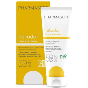 Heliodor Face Sun Cream - Αντηλιακή Κρέμα Προσώπου Υψηλής Προστασίας SPF50 50ml