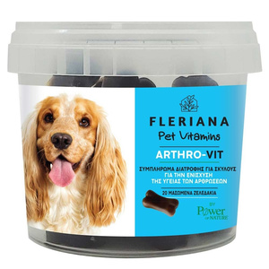 Pet Vitamins Arthro-Vit - Συμπλήρωμα Διατροφής Για Σκύλους Για Την Ενίσχυση Της Υγείας Των Αρθρώσεων 20 Μασώμενα Ζελεδάκια