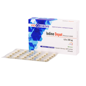 Iodine Depot (Potassium Iodide) - Ιώδιο Φαρμακοτεχνικής Μορφής 200mg 30tabs