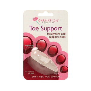 Toe Support - Υποστηρικτικό Gel Για Τα Δάχτυλα Των Ποδιών Απο Polymergel Εμπλουτισμένο Με Ενυδατικούς Παράγοντες 1τμχ