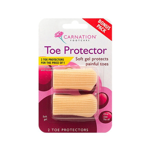 Toe Protector - Επενδυμένο Προστατευτικό Δαχτύλων Με Ενισχυμένο Polymer gel Για Μέγιστη Προστασία 2τμχ