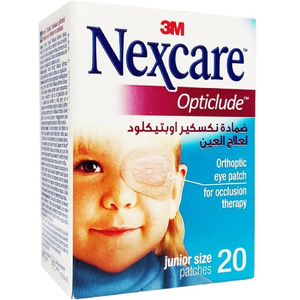 Nexcare Opticlude Junior Size Eye Patch - Παιδικά Οφθαλμικά Επιθέματα 20τμχ