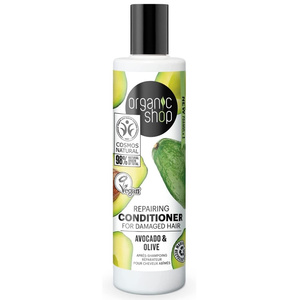 Organic Shop Μαλακτικό Επανόρθωσης για Ταλαιπωρημένα Μαλλιά Με Αβοκάντο & Ελιά 280ml