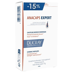 Anacaps Expert - Συμπλήρωμα Διατροφής Για Τη Χρόνια Τριχόπτωση 30caps