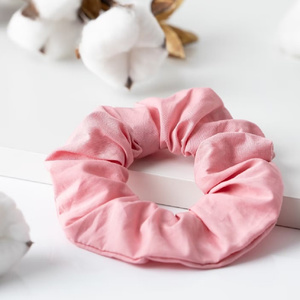 Scrunchie Pink - Κοκαλάκι Μαλλιών Ροζ 1τμχ